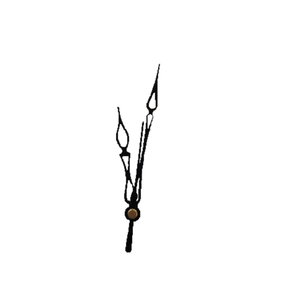 3511 CHD13 Clock Hands C6066 Bronkies Houtwerk & Kuns